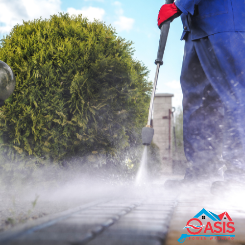 Oasis Power Washing Brick Cleaning