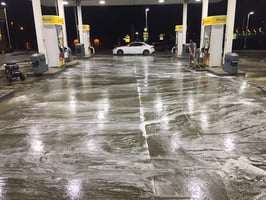gas station pressure washing